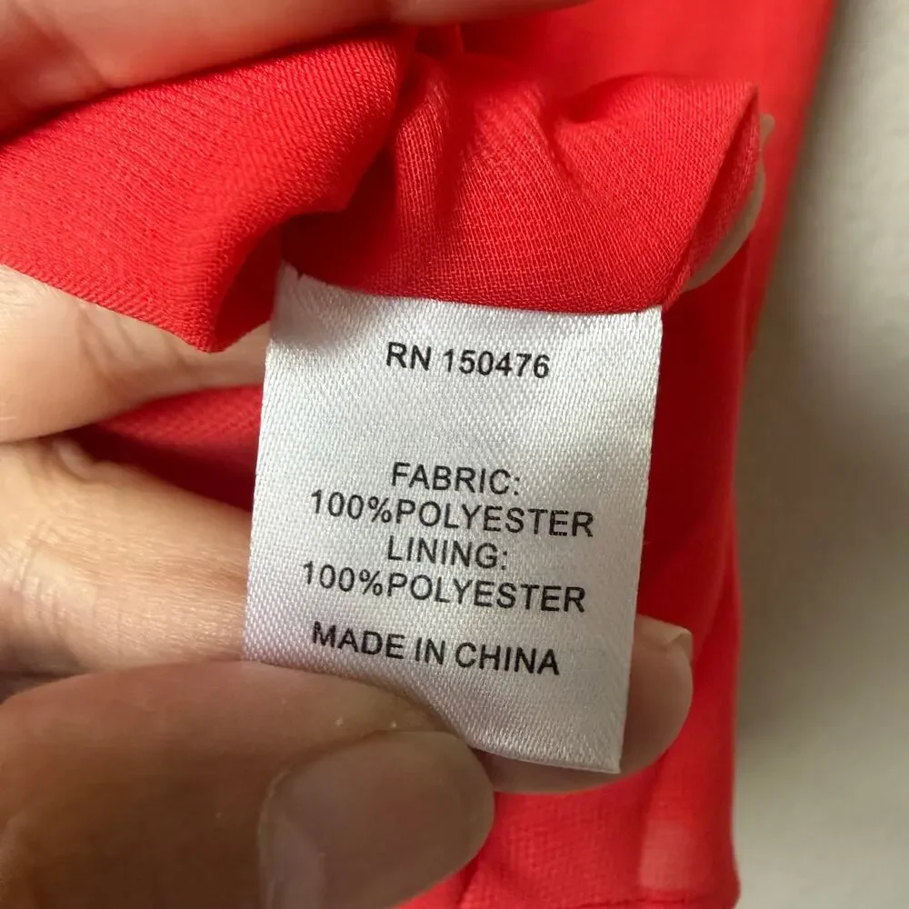 CROSBY by Mollie Burch Virginia Ruffle Tank in Salsa Red NWT Size S - Picture 6 of 7